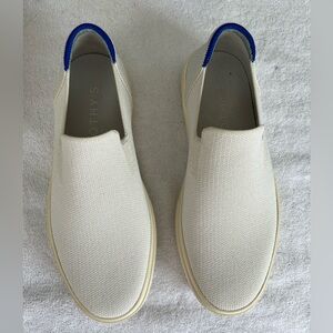 Rothy’s City Slip On Sneakers, white, size 7, New with Box